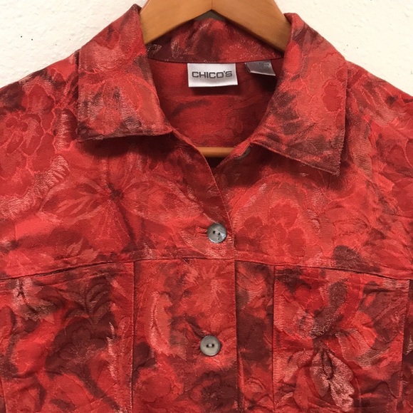 Chico’s Silk Blend Lightweight Blazer - Picture 10 of 11